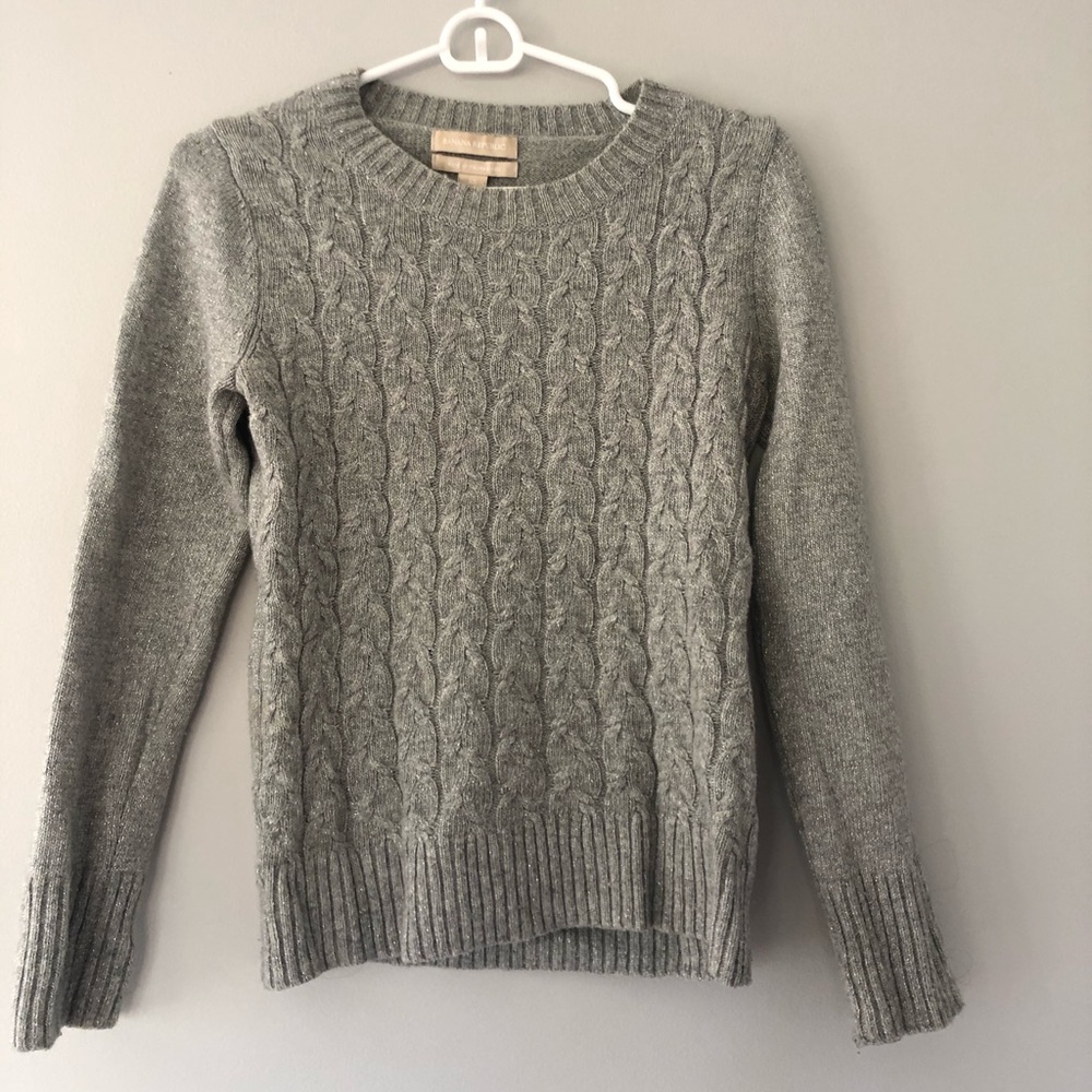 Silver Chunky Sweater